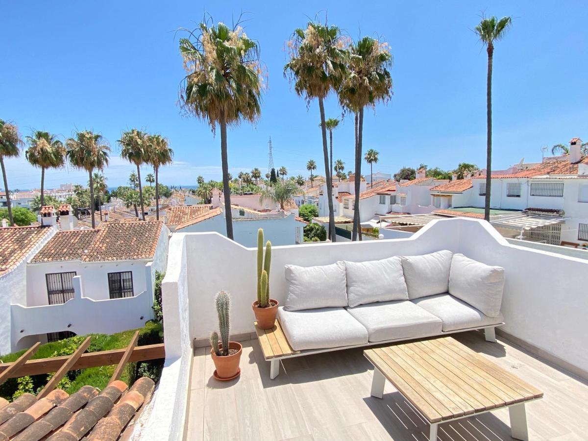 Вилла Townhouse W/Sea View & Garden Эстепона Экстерьер фото